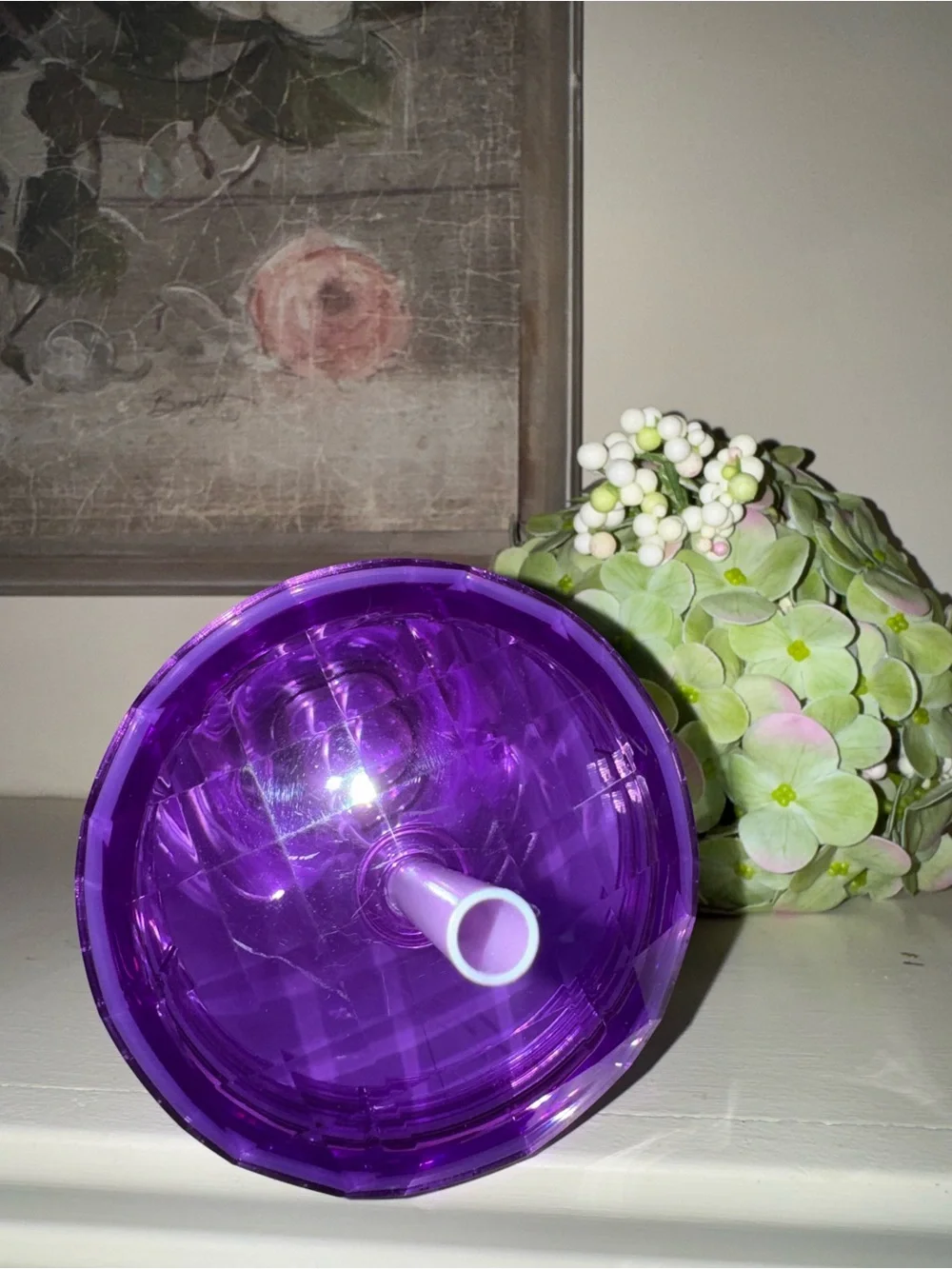 NEW Starbucks Summer 2022 Purple Kaleidoscope Dome Cold Cup Tumbler Matte Logo